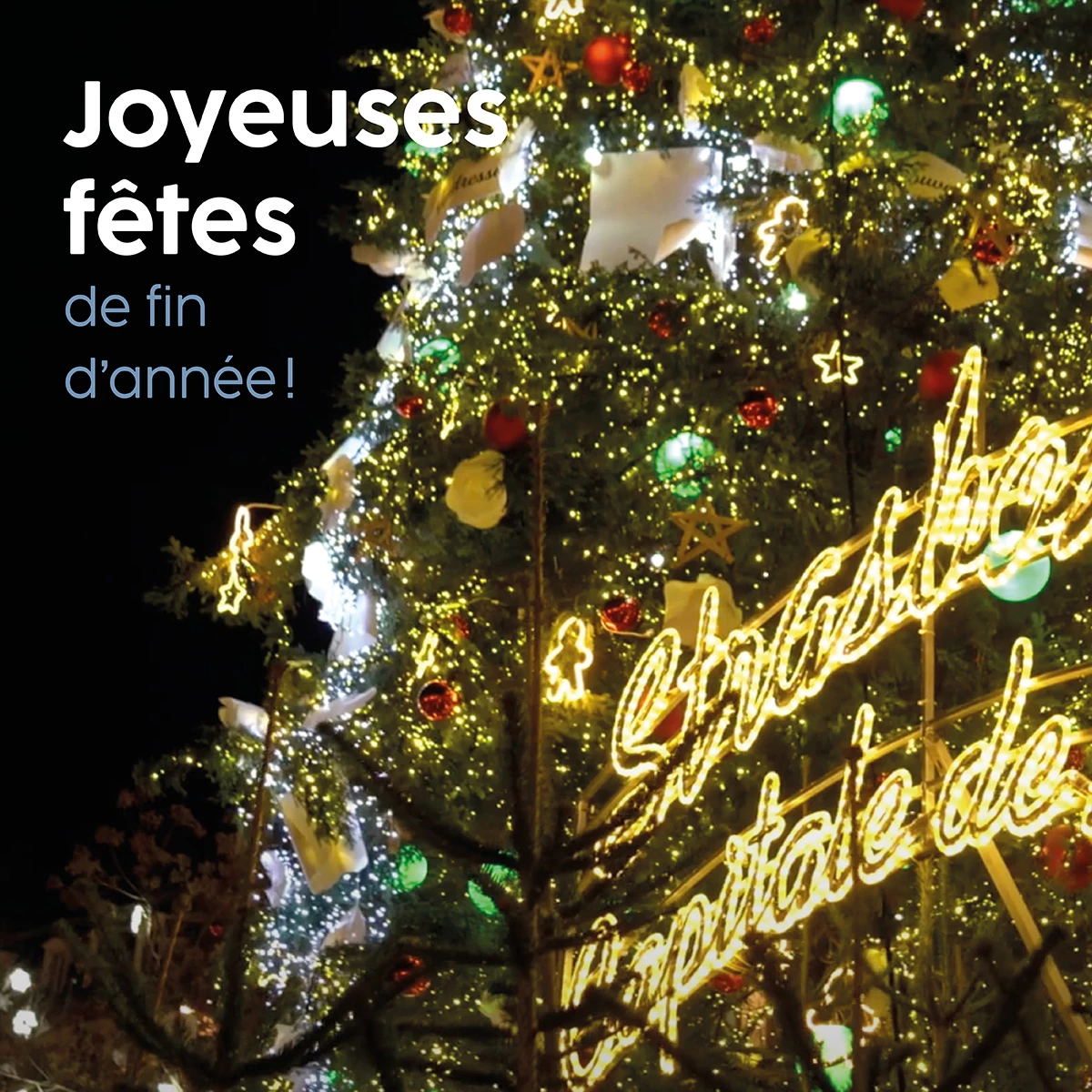 Joyeuses fêtes de fin d'année !